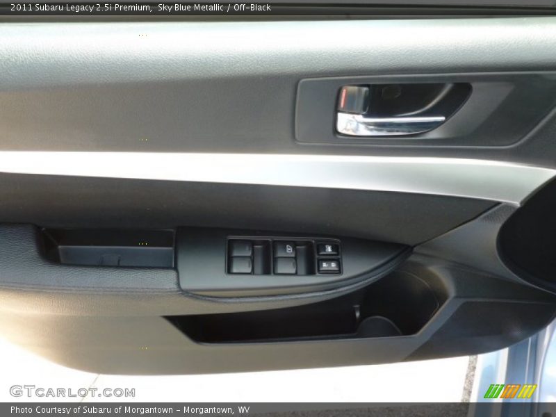 Sky Blue Metallic / Off-Black 2011 Subaru Legacy 2.5i Premium