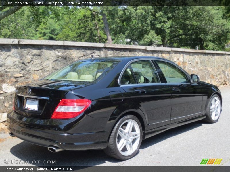 Black / Almond/Mocha 2009 Mercedes-Benz C 300 Sport