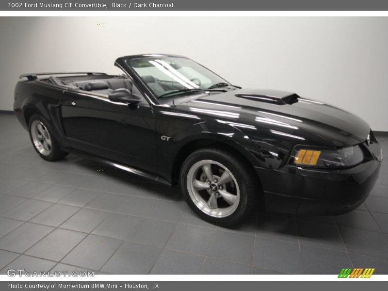Black / Dark Charcoal 2002 Ford Mustang GT Convertible