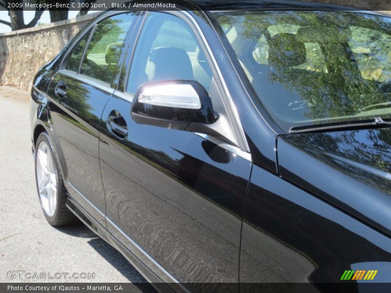 Black / Almond/Mocha 2009 Mercedes-Benz C 300 Sport