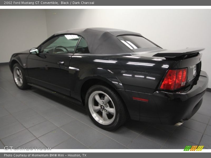 Black / Dark Charcoal 2002 Ford Mustang GT Convertible