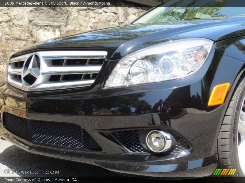 Black / Almond/Mocha 2009 Mercedes-Benz C 300 Sport