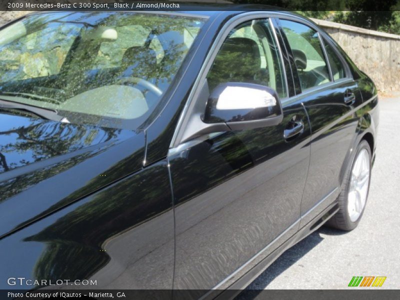 Black / Almond/Mocha 2009 Mercedes-Benz C 300 Sport