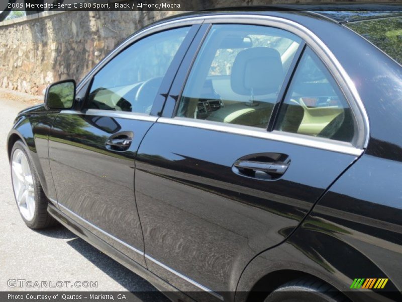 Black / Almond/Mocha 2009 Mercedes-Benz C 300 Sport