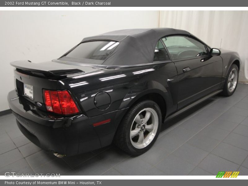 Black / Dark Charcoal 2002 Ford Mustang GT Convertible