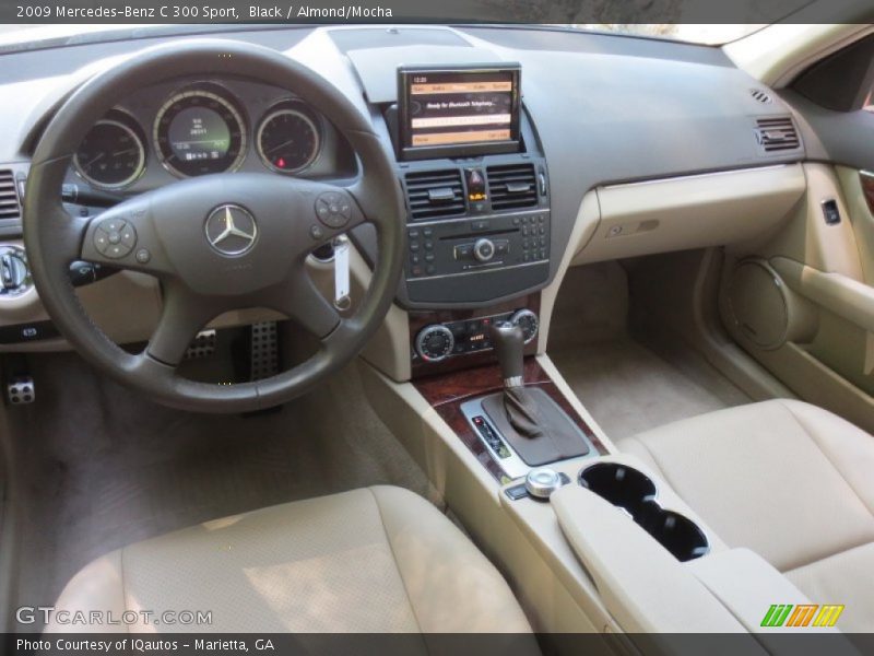 Black / Almond/Mocha 2009 Mercedes-Benz C 300 Sport