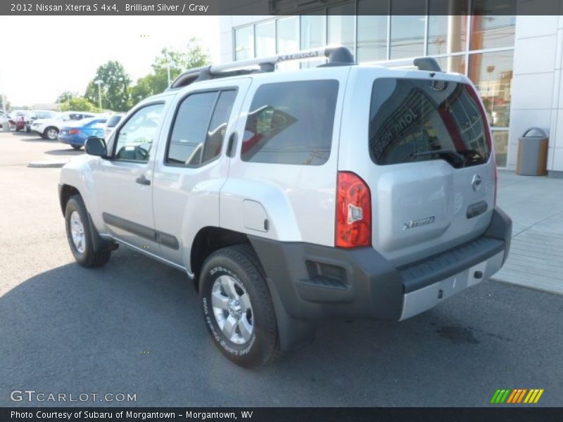 Brilliant Silver / Gray 2012 Nissan Xterra S 4x4