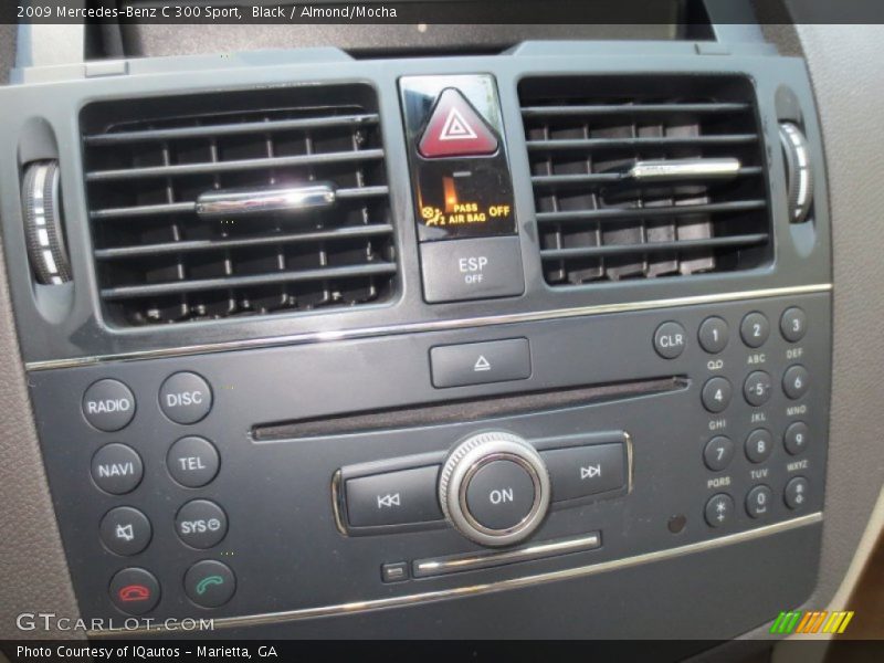 Black / Almond/Mocha 2009 Mercedes-Benz C 300 Sport