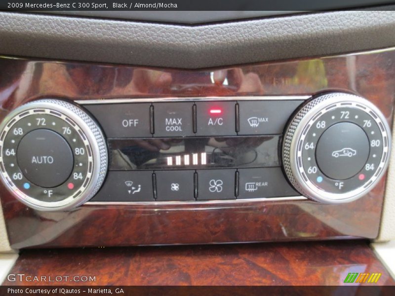 Black / Almond/Mocha 2009 Mercedes-Benz C 300 Sport