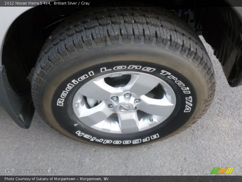 Brilliant Silver / Gray 2012 Nissan Xterra S 4x4