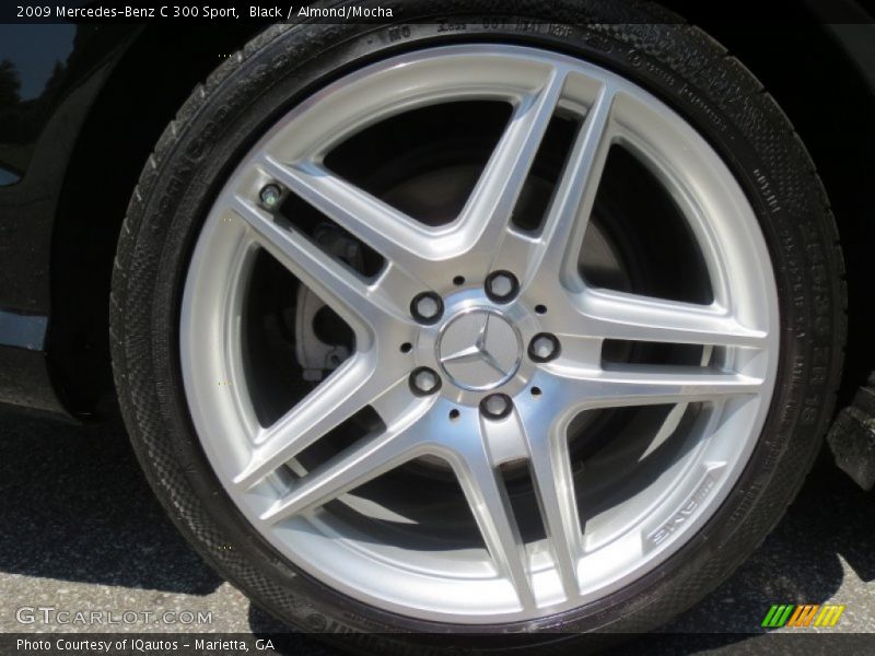Black / Almond/Mocha 2009 Mercedes-Benz C 300 Sport