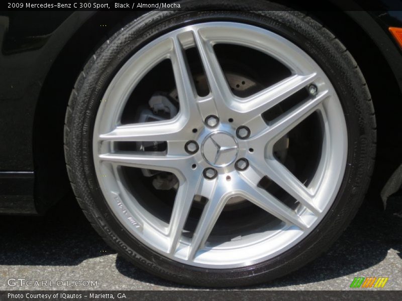 Black / Almond/Mocha 2009 Mercedes-Benz C 300 Sport
