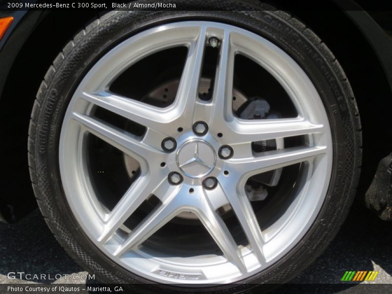 Black / Almond/Mocha 2009 Mercedes-Benz C 300 Sport