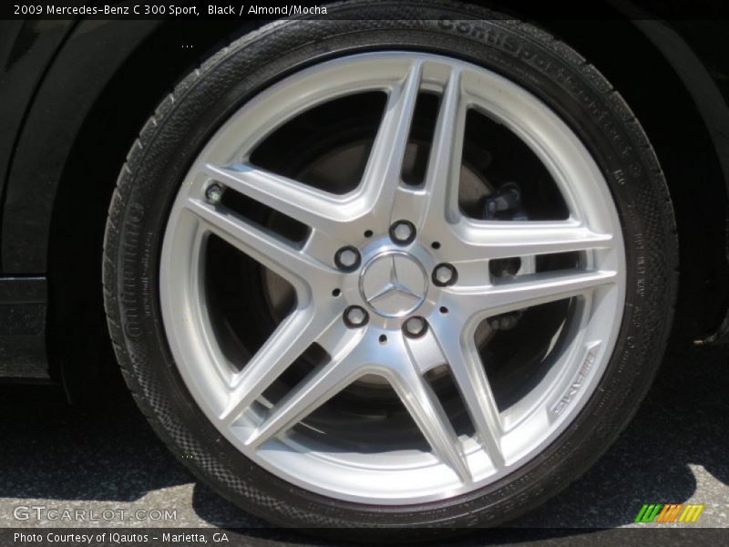 Black / Almond/Mocha 2009 Mercedes-Benz C 300 Sport