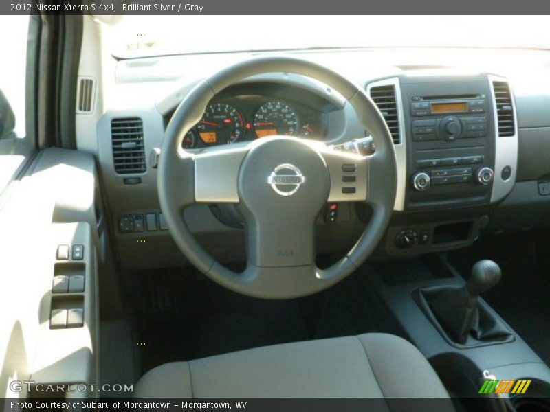 Brilliant Silver / Gray 2012 Nissan Xterra S 4x4