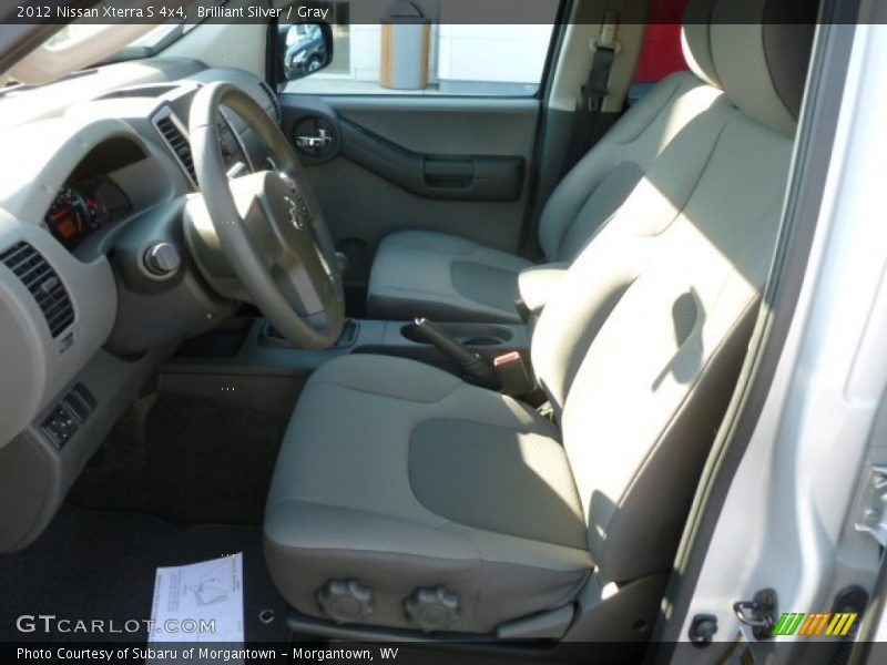 Brilliant Silver / Gray 2012 Nissan Xterra S 4x4