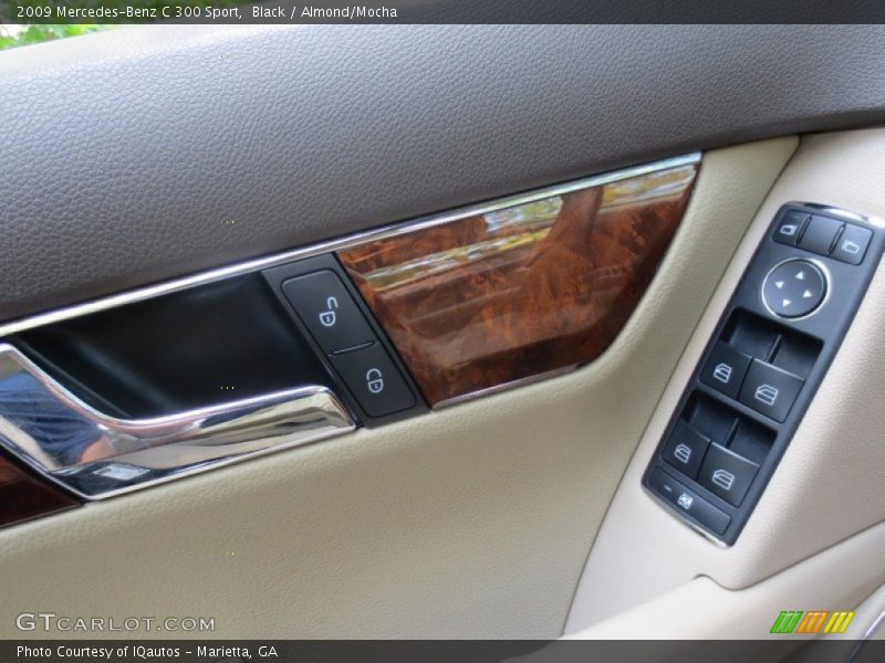 Black / Almond/Mocha 2009 Mercedes-Benz C 300 Sport