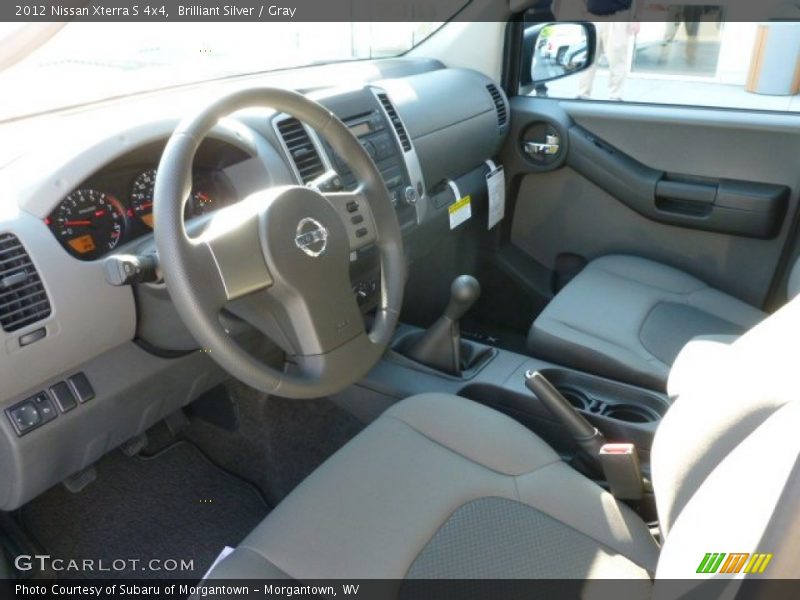Brilliant Silver / Gray 2012 Nissan Xterra S 4x4
