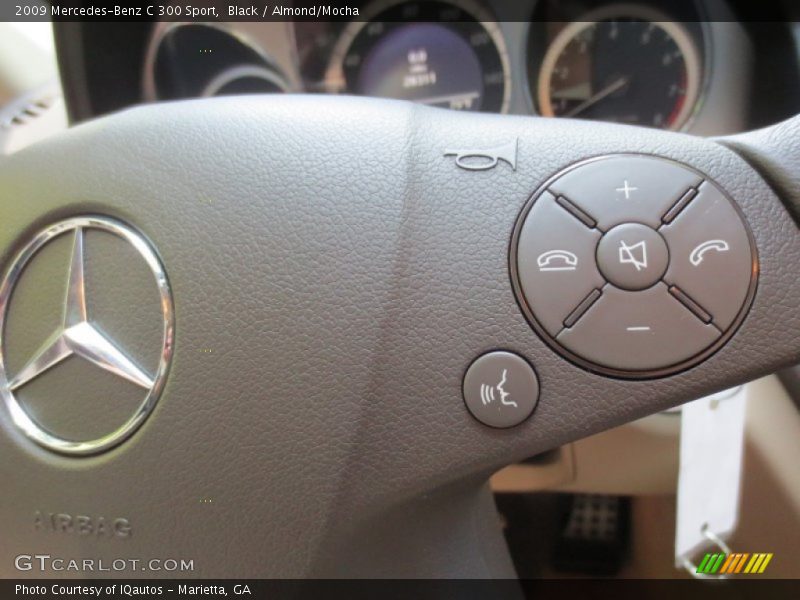 Black / Almond/Mocha 2009 Mercedes-Benz C 300 Sport