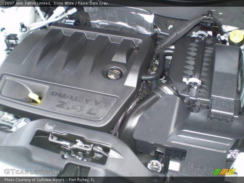 Stone White / Pastel Slate Gray 2007 Jeep Patriot Limited