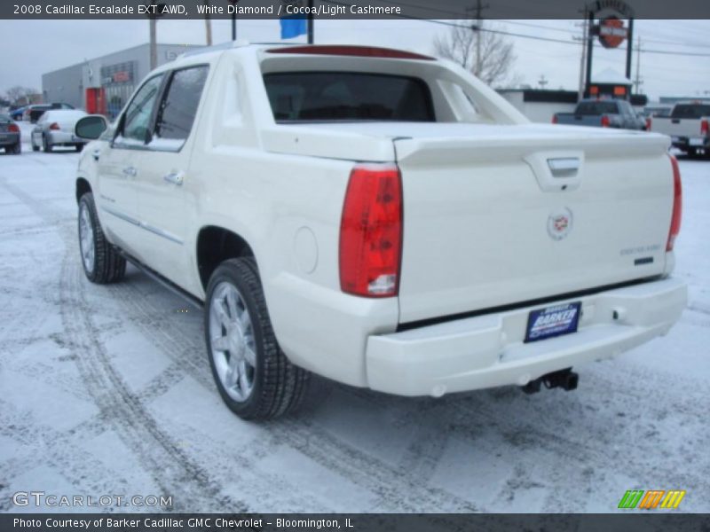 White Diamond / Cocoa/Light Cashmere 2008 Cadillac Escalade EXT AWD
