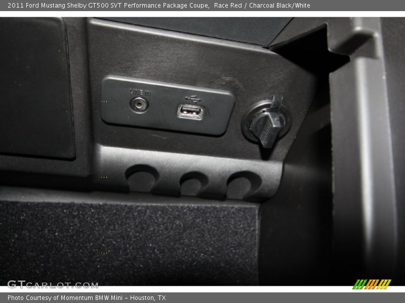 Controls of 2011 Mustang Shelby GT500 SVT Performance Package Coupe