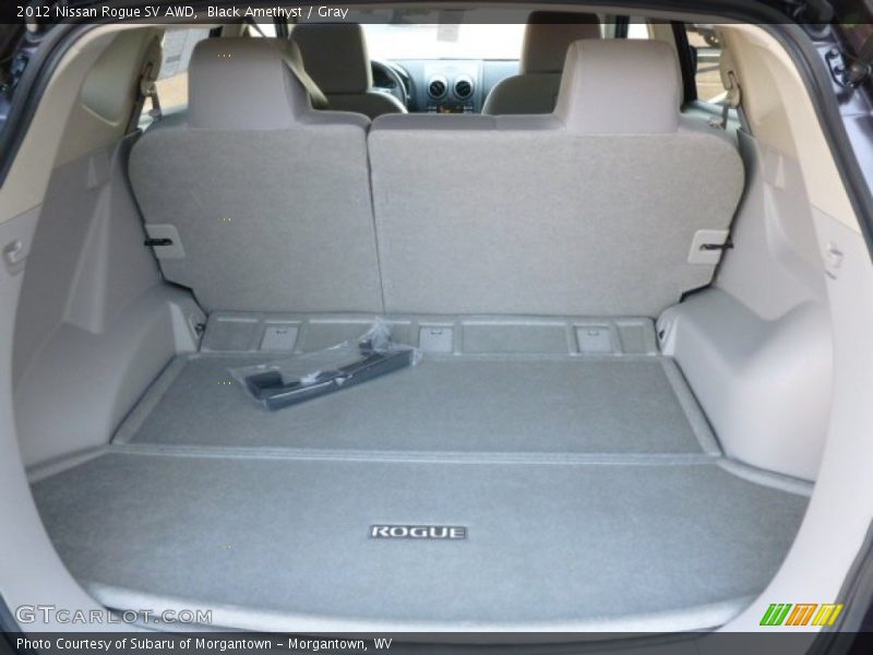 Black Amethyst / Gray 2012 Nissan Rogue SV AWD