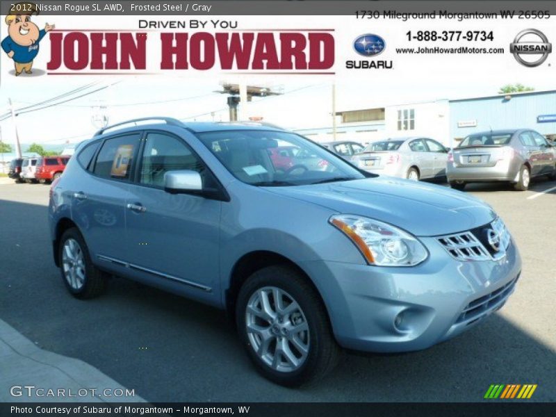 Frosted Steel / Gray 2012 Nissan Rogue SL AWD