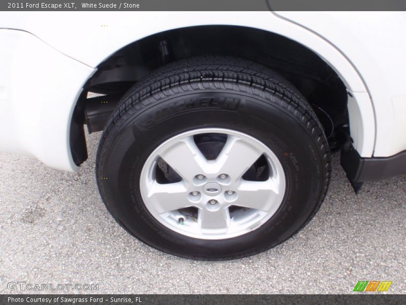 White Suede / Stone 2011 Ford Escape XLT