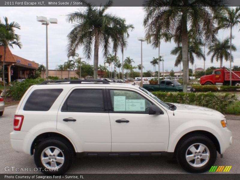 White Suede / Stone 2011 Ford Escape XLT