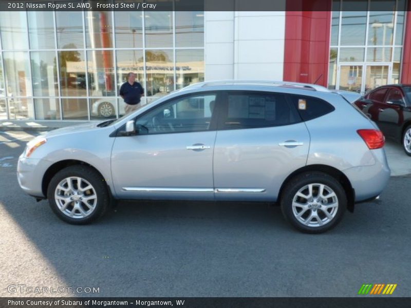 Frosted Steel / Gray 2012 Nissan Rogue SL AWD