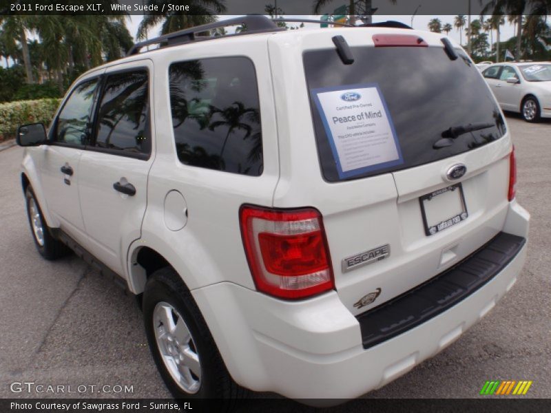White Suede / Stone 2011 Ford Escape XLT