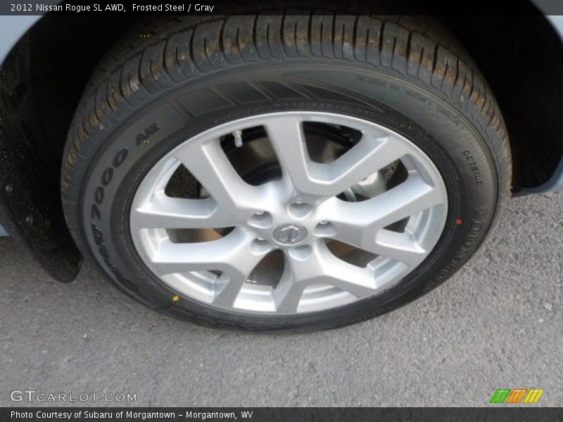 Frosted Steel / Gray 2012 Nissan Rogue SL AWD