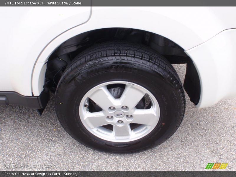 White Suede / Stone 2011 Ford Escape XLT