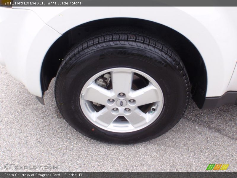 White Suede / Stone 2011 Ford Escape XLT