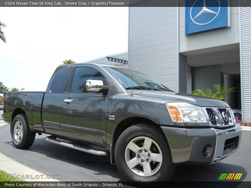 Smoke Gray / Graphite/Titanium 2004 Nissan Titan SE King Cab