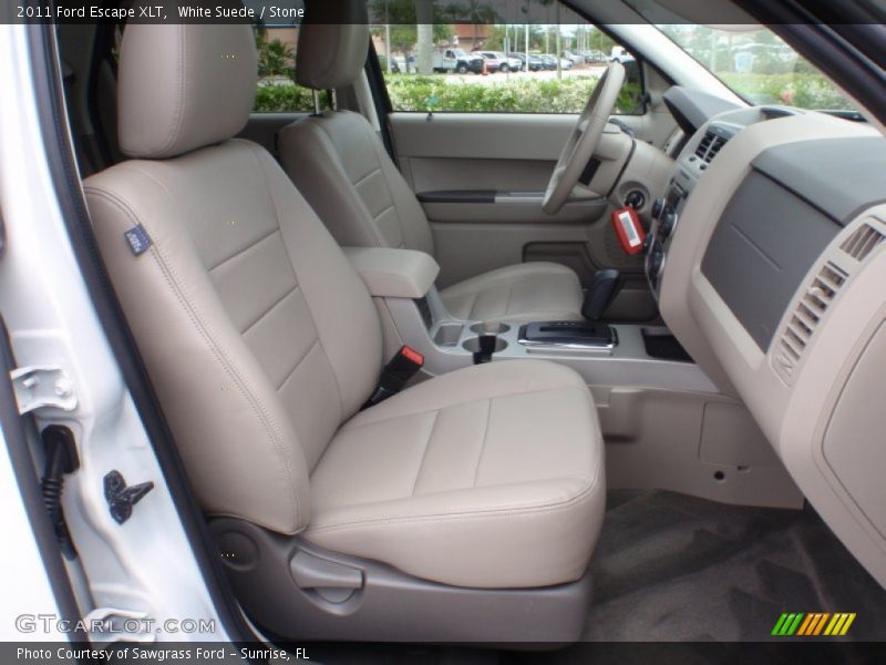 White Suede / Stone 2011 Ford Escape XLT