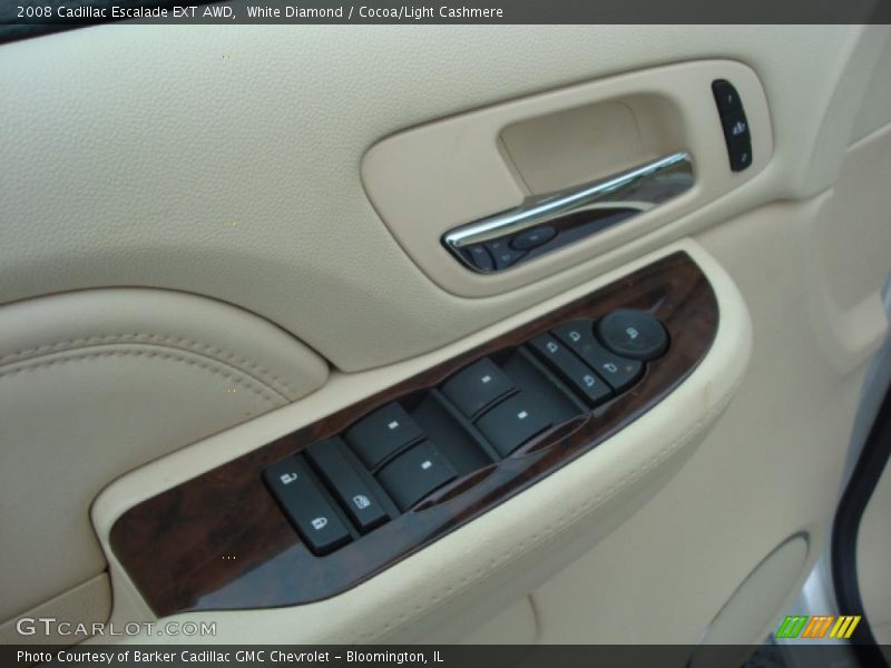 White Diamond / Cocoa/Light Cashmere 2008 Cadillac Escalade EXT AWD