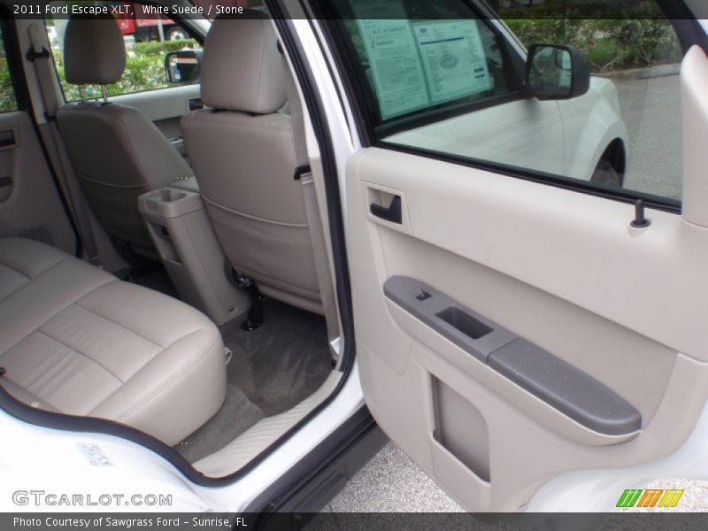 White Suede / Stone 2011 Ford Escape XLT