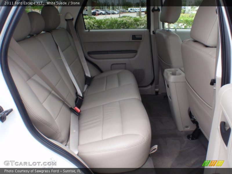 White Suede / Stone 2011 Ford Escape XLT