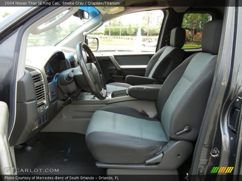Smoke Gray / Graphite/Titanium 2004 Nissan Titan SE King Cab