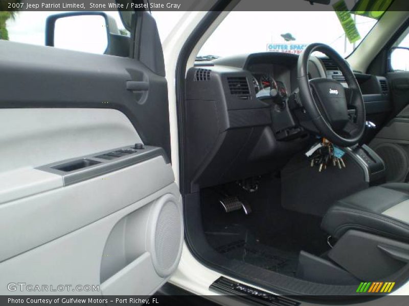 Stone White / Pastel Slate Gray 2007 Jeep Patriot Limited