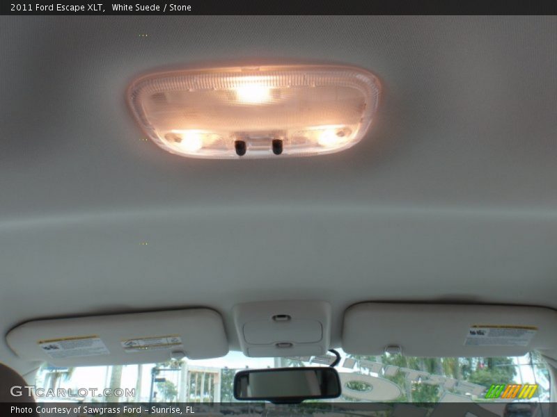White Suede / Stone 2011 Ford Escape XLT