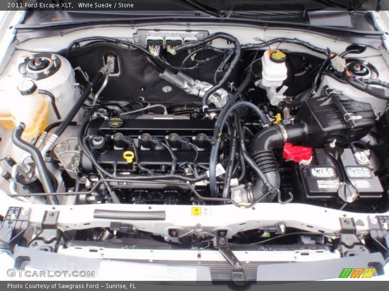 White Suede / Stone 2011 Ford Escape XLT