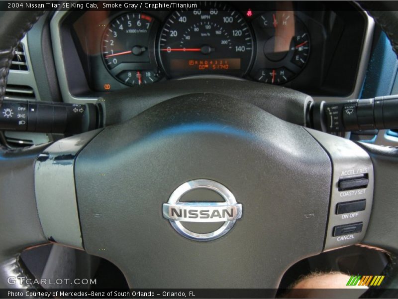 Smoke Gray / Graphite/Titanium 2004 Nissan Titan SE King Cab