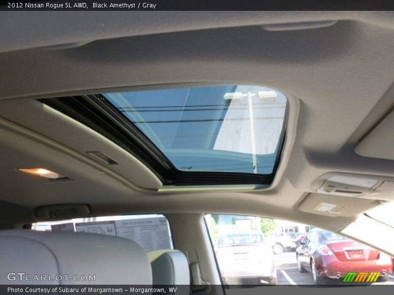 Black Amethyst / Gray 2012 Nissan Rogue SL AWD