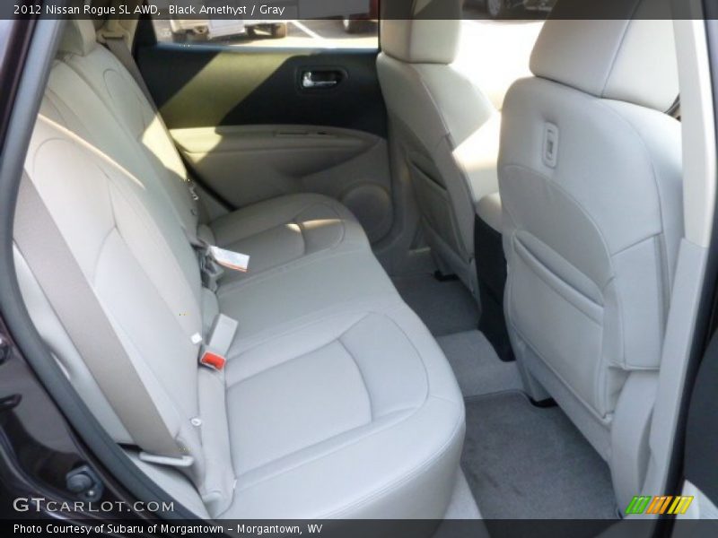 Black Amethyst / Gray 2012 Nissan Rogue SL AWD