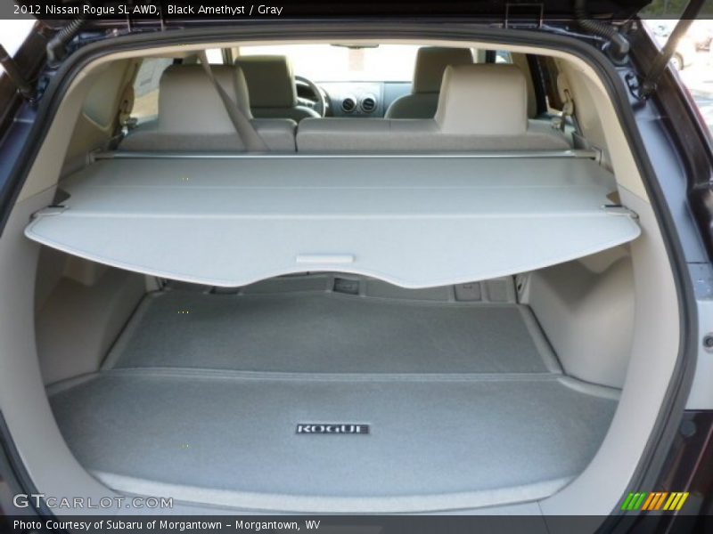 Black Amethyst / Gray 2012 Nissan Rogue SL AWD
