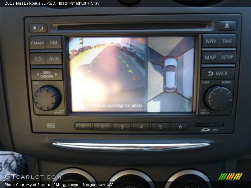 Black Amethyst / Gray 2012 Nissan Rogue SL AWD