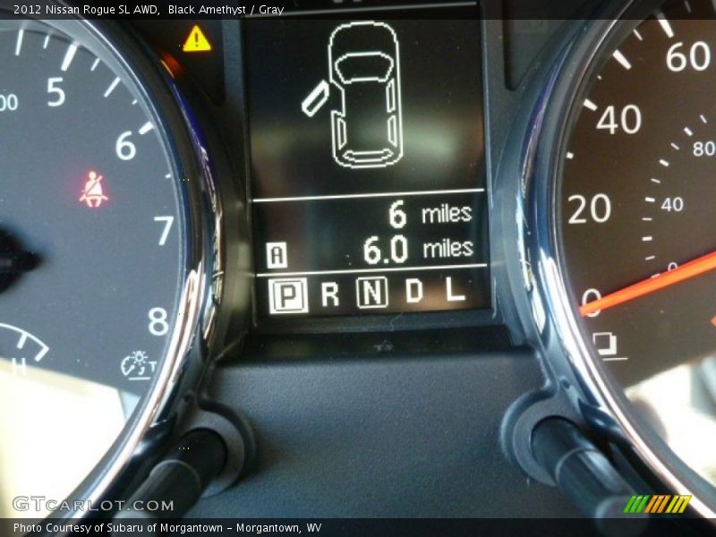 Black Amethyst / Gray 2012 Nissan Rogue SL AWD